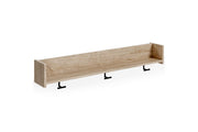 Oliah Natural Wall Mounted Coat Rack with Shelf - Lara FurnitureOther Products