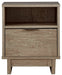 Oliah Nightstand - Gate FurnitureNightstand