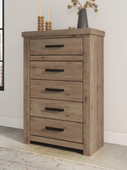 Oliandon Light Brown Chest of Drawers - PCB2844-46