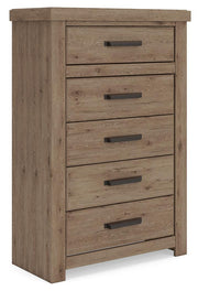Oliandon Light Brown Chest of Drawers - PCB2844-46