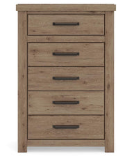 Oliandon Light Brown Chest of Drawers - PCB2844-46