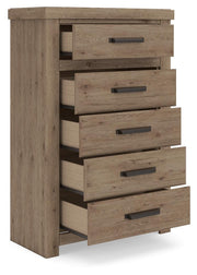 Oliandon Light Brown Chest of Drawers - PCB2844-46