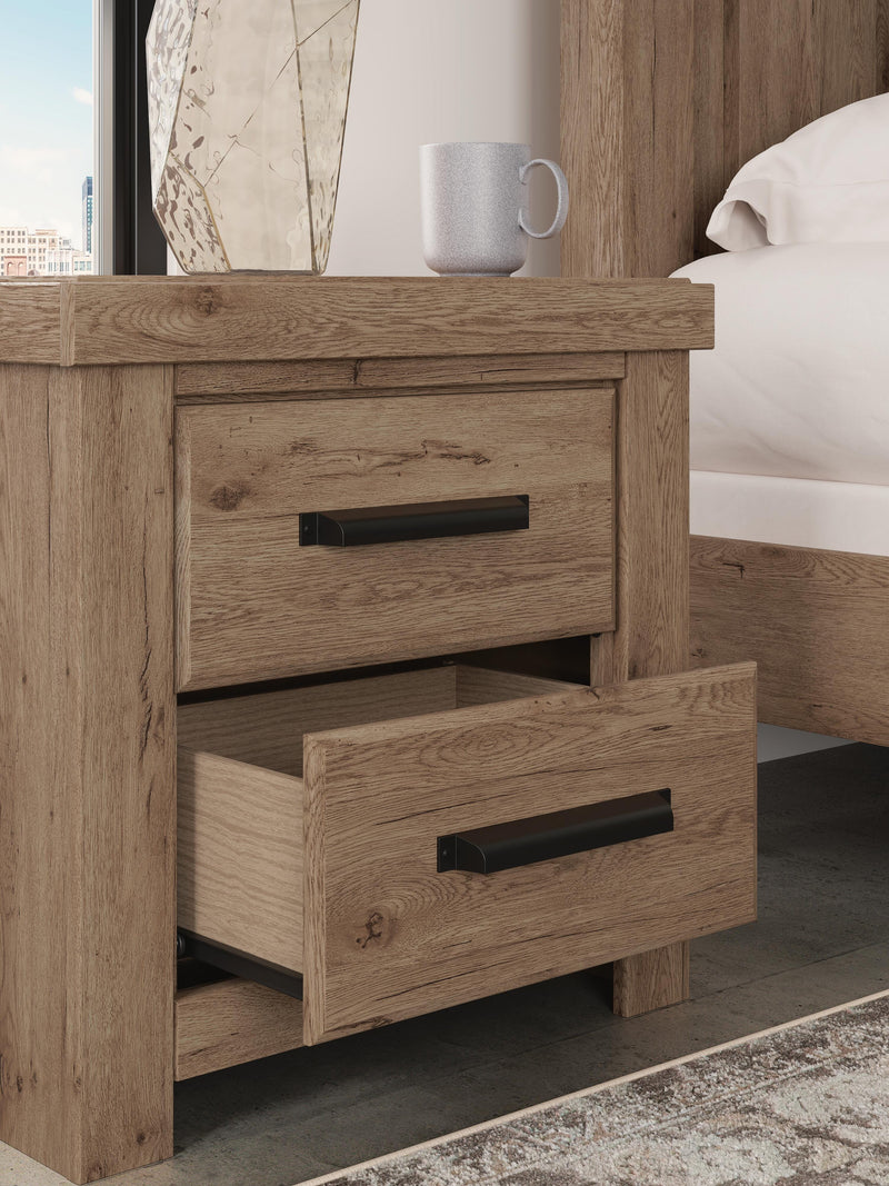 Oliandon Light Brown Nightstand - PCB2844-92