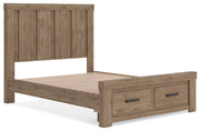 Oliandon Light Brown Queen Panel Storage Bed - PCB2844B4