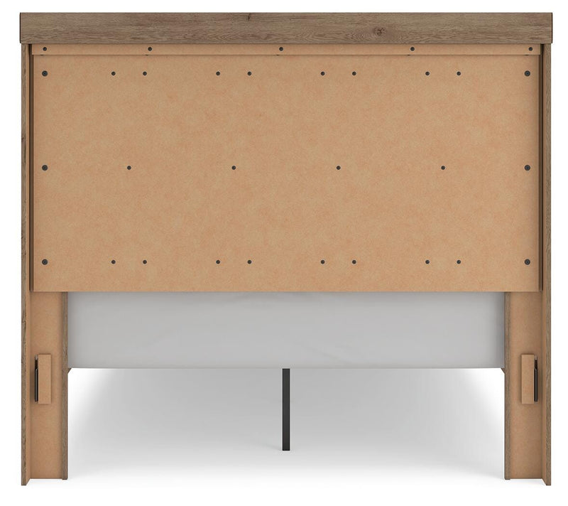 Oliandon Light Brown Queen Panel Storage Bed - PCB2844B4