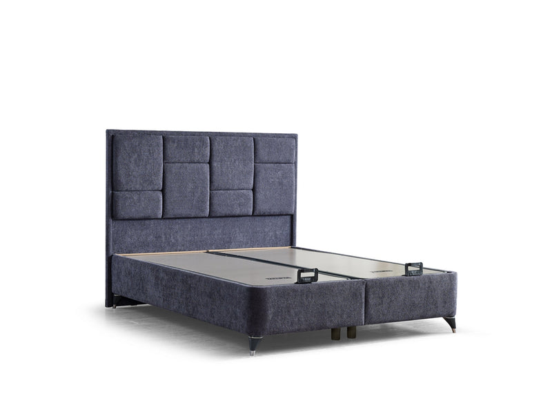 Olimpos Storage Bed With Headboard - Queen in Cream - 200-ELIF-OLI-150-EY234-SB