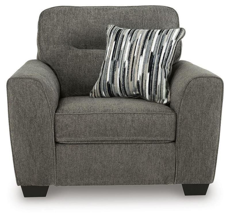 Olten Graphite Oversized Chair - 3130523