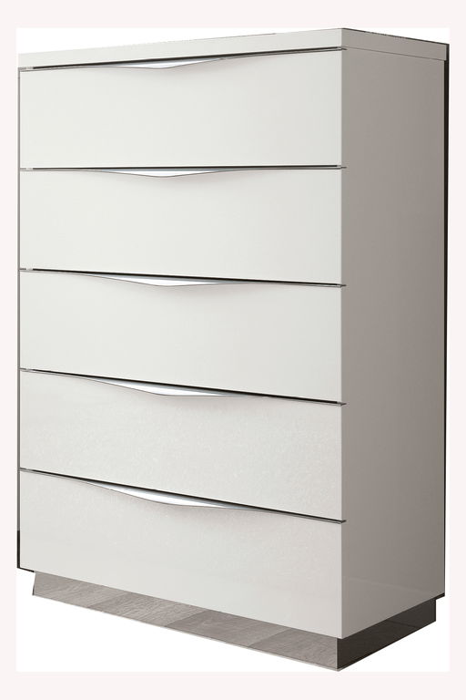 Onda 5 Drawers Chest White - i43738