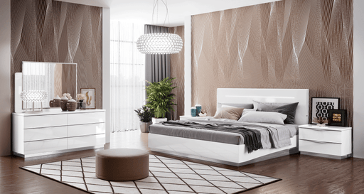 Onda Legno White Bedroom Set - Lara FurnitureBedroom Set