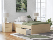 Onita Natural Full Platform Bed with 2 Side Storage - EB9632B14