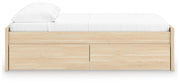 Onita Natural Full Platform Bed with 2 Side Storage - EB9632B14
