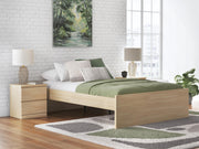 Onita Natural Queen Platform Bed - EB9632B3