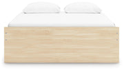 Onita Natural Queen Platform Bed with 1 Side Storage - EB9632B9