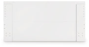 Onita White King Panel Platform Bed - EB9630B19