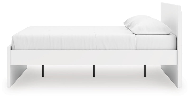 Onita White King Panel Platform Bed - EB9630B19