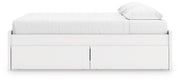 Onita White King Platform Bed with 2 Side Storage - EB9630B18