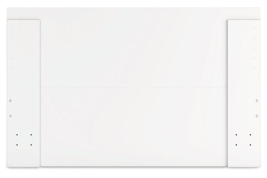 Onita White Queen Platform Bed - Gate FurnitureQueen Bed