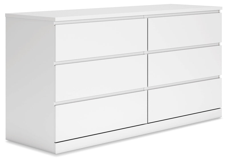 Onita White Youth One Side Storage Panel Platform Bedroom Set - Lara FurnitureYouth Bedroom Set