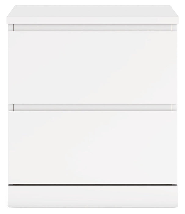 Onita White Youth One Side Storage Panel Platform Bedroom Set - Gate FurnitureYouth Bedroom Set