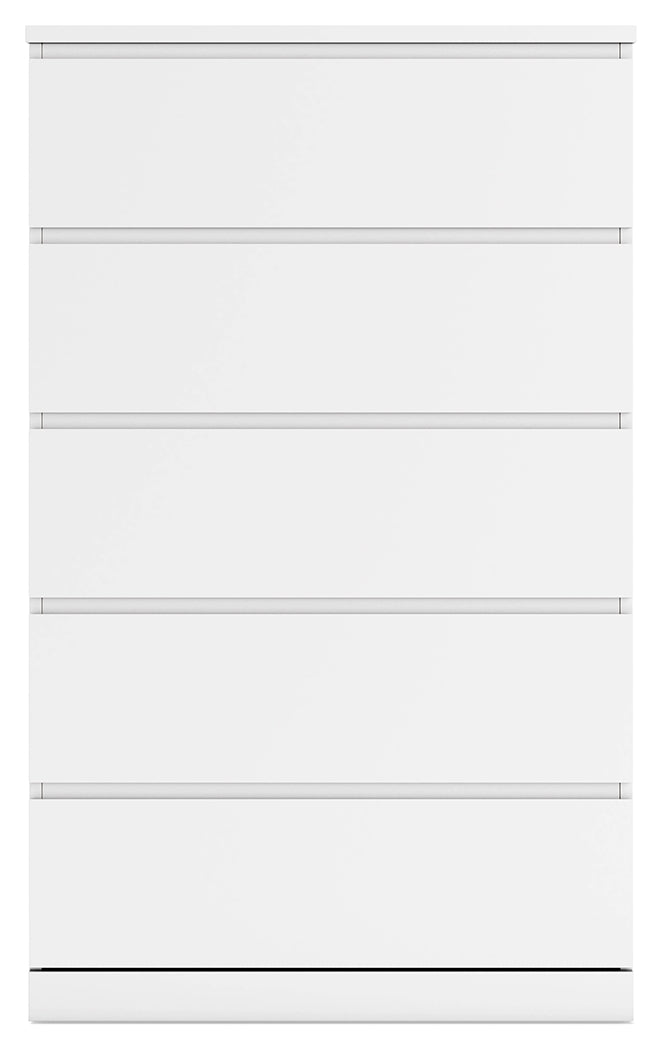 Onita White Youth One Side Storage Platform Bedroom Set - Gate FurnitureYouth Bedroom Set