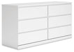 Onita White Youth Panel Platform Bedroom Set - Gate FurnitureYouth Bedroom Set