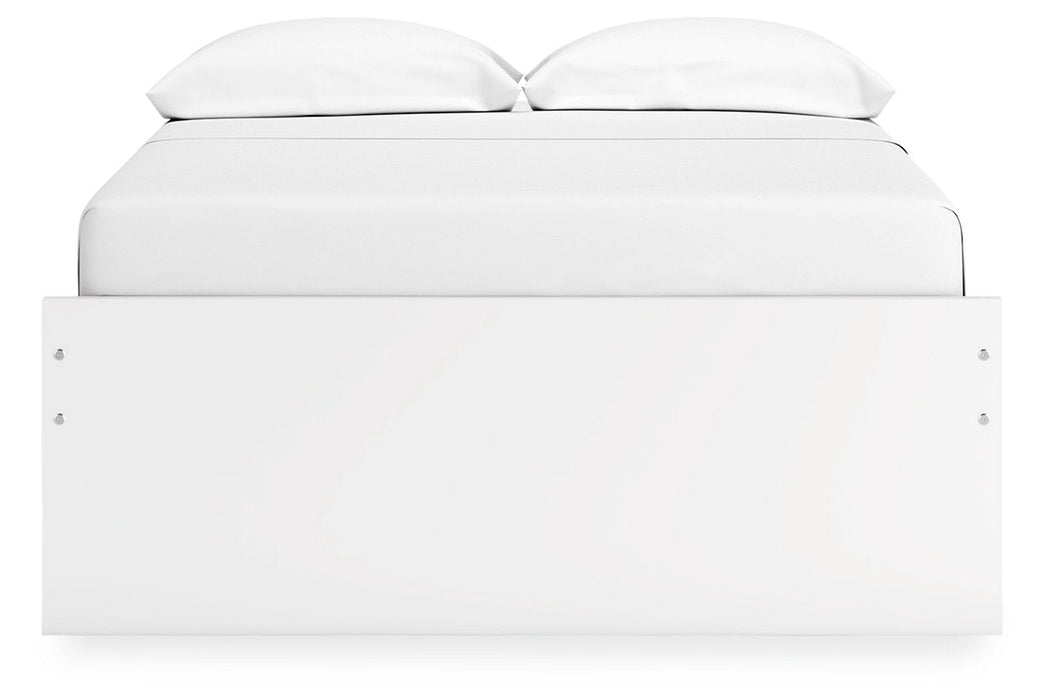 Onita White Youth Panel Platform Bedroom Set - Gate FurnitureYouth Bedroom Set