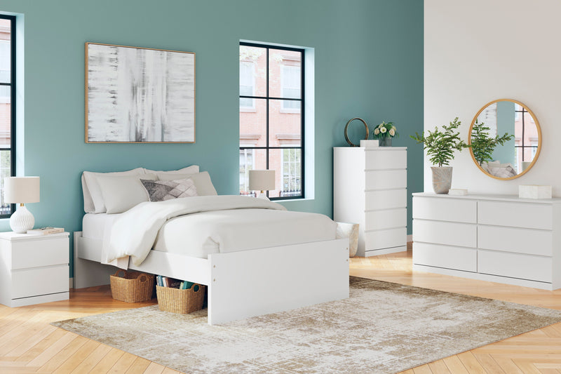 Onita White Youth Platform Bedroom Set - Lara FurnitureYouth Bedroom Set
