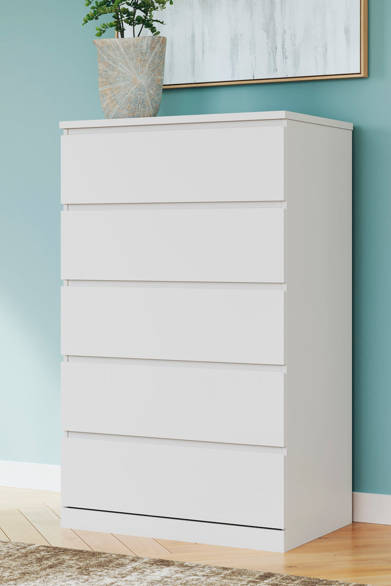 Onita White Youth Platform Bedroom Set - Lara FurnitureYouth Bedroom Set