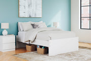 Onita White Youth Platform Bedroom Set - Lara FurnitureYouth Bedroom Set