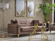 Onix 3-pieces (Sofa & Loveseat & Chair) Livingroom in Brown - 200-SER-ONI-AMKA901-321