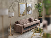 Onix 3-pieces (Sofa & Loveseat & Chair) Livingroom in Brown - 200-SER-ONI-AMKA901-321