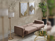 Onix Convertible Loveseat in Brown - 200-SER-ONI-AMKA901-2