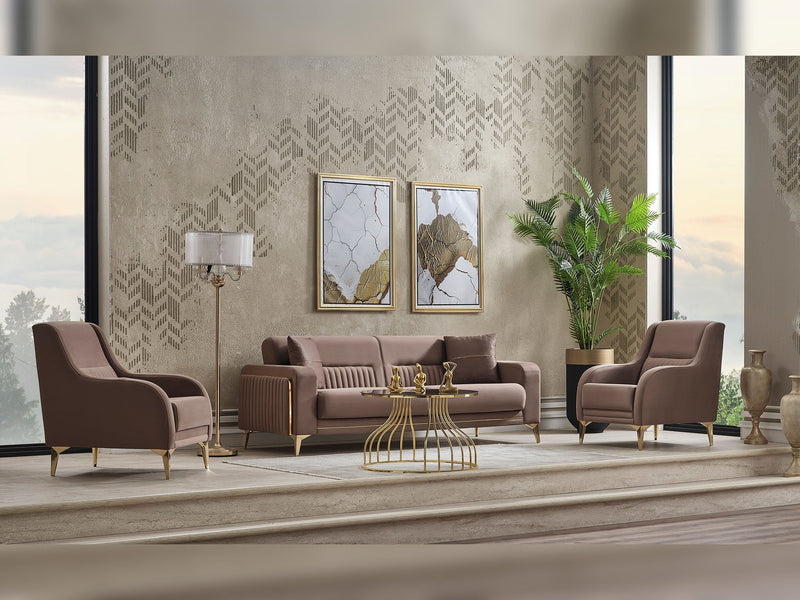 Onix Convertible Sofa in Brown - 200-SER-ONI-AMKA901-3