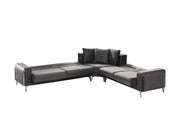 Onix Sectional Sofa in Anthracite - 200-SER-ONI-ANKA152-S