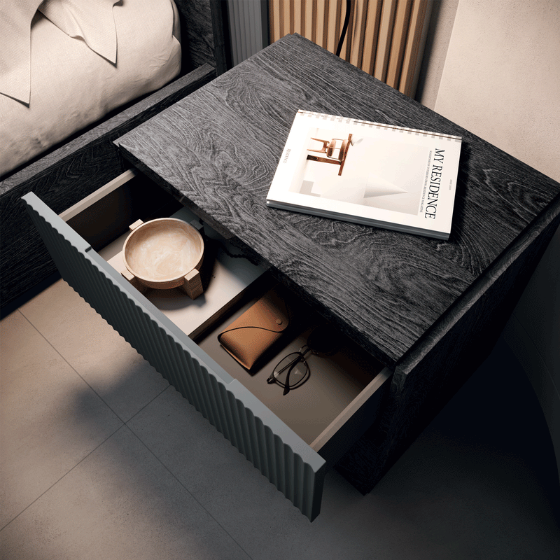 Onyx Nightstand - i39457 - Lara Furniture