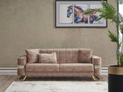 Opera Convertible Loveseat in Beige - 200-SER-OPE-TURKO442-2