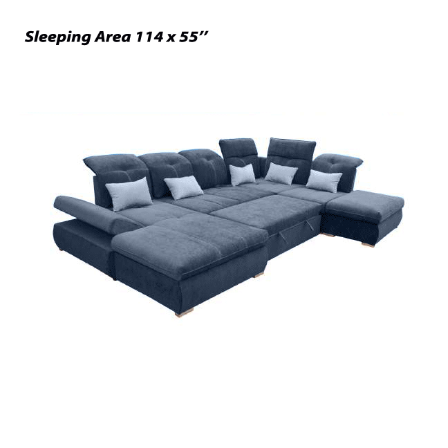 Opera Sectional Left With Bed And Storage - i33379 - Lara Furniture
