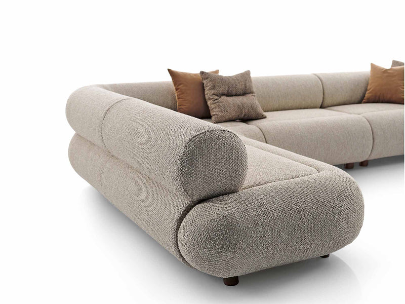 Oreo Sectional Sofa in Beige - 200-ELI-ORE-MB-209-S