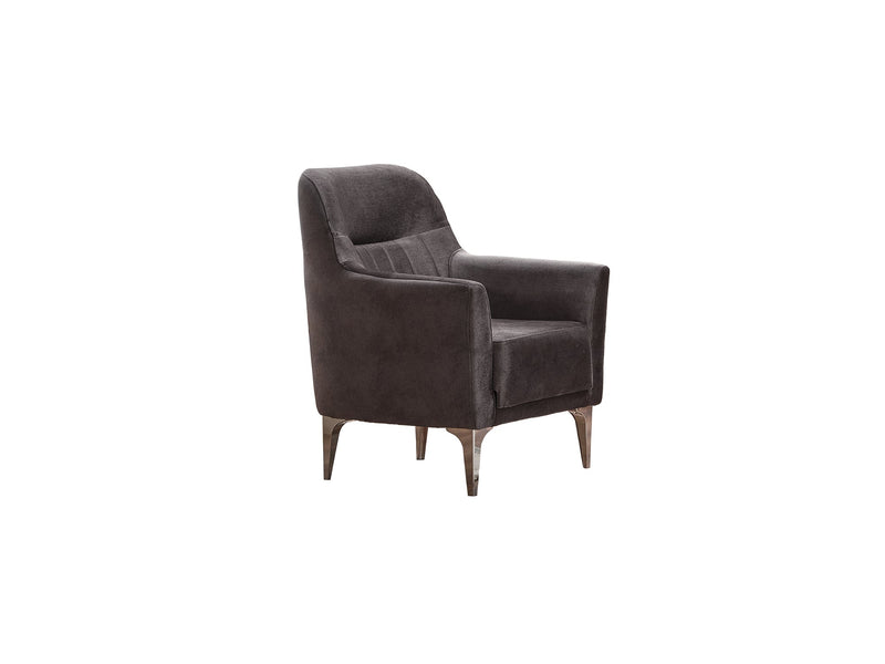 Orion 3-pieces (Sofa & Loveseat & Chair) Livingroom Set Grey in Grey - 101-ORI-TUR376-321
