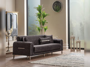 Orion 3-pieces (Sofa & Loveseat & Chair) Livingroom Set Grey in Grey - 101-ORI-TUR376-321