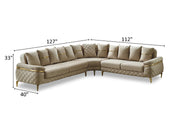 Orlando 127" / 112" Wide Convertible Sectional - Sectional