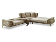 Orlando 127" / 112" Wide Convertible Sectional - Sectional