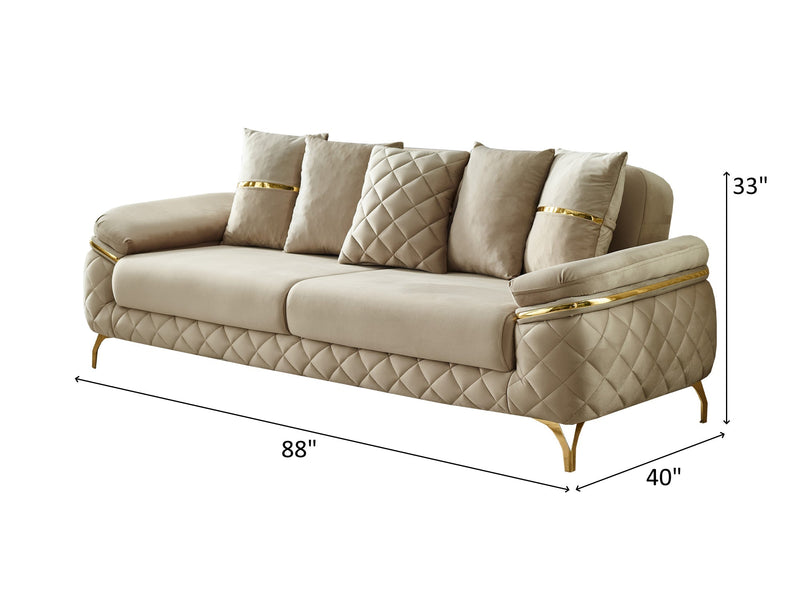 Orlando 88" Wide Convertible Sofa - Sofas