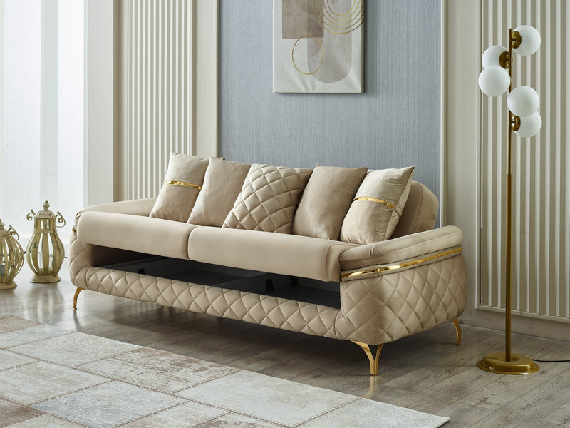 Orlando 88" Wide Convertible Sofa - Sofas