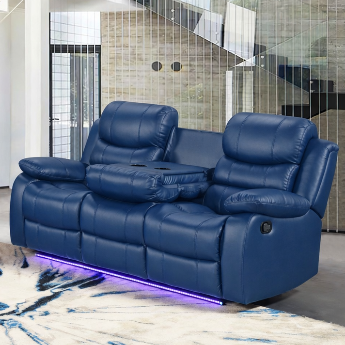 Orlando Blue Sofa - ORLANDO-BLU-SF