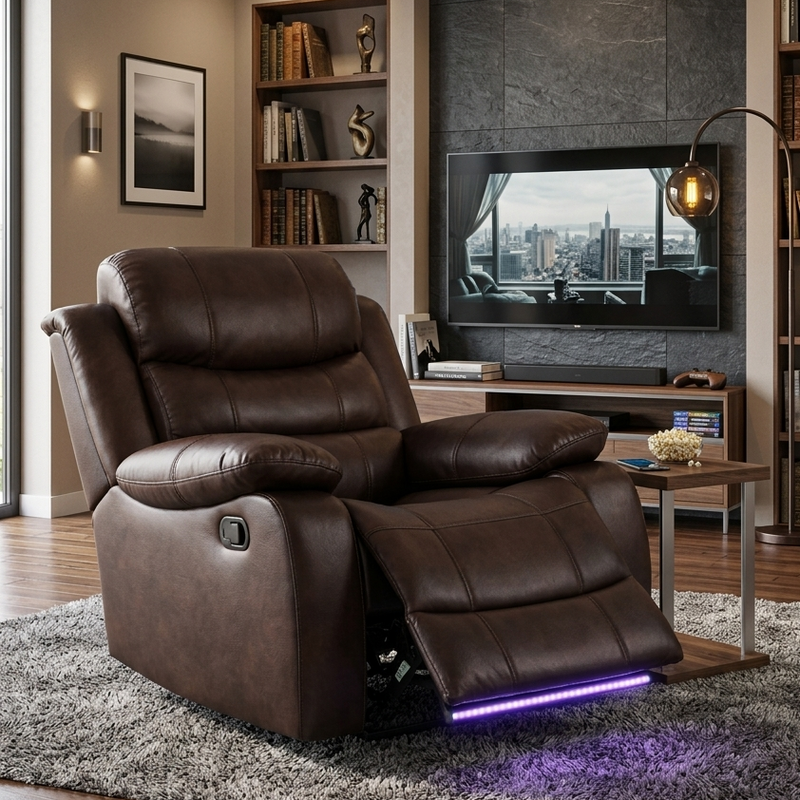 Orlando Brown Sofa & Loveseat & Chair - ORLANDO-BN-SLC