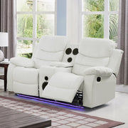 Orlando White Sofa & Loveseat & Chair - ORLANDO-WT-SLC