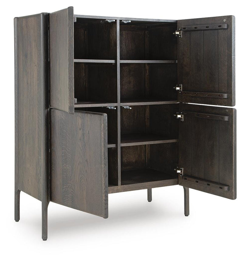 Orsonal Espresso Brown Accent Cabinet - A4000686