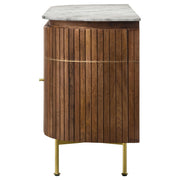 Ortega 4-door Marble Top Sideboard Buffet Cabinet Natural - 105145