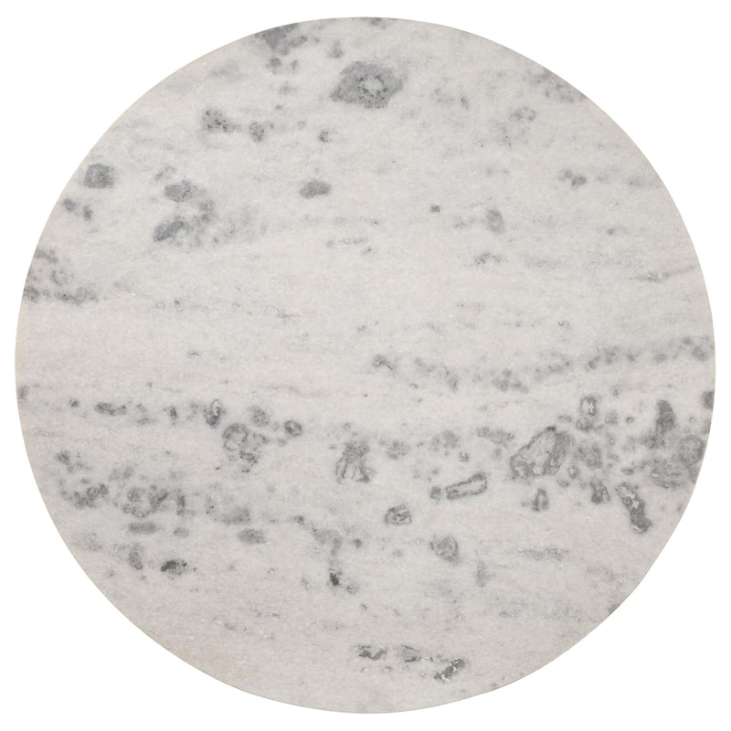 Ortega Round 46-inch Marble Top Wood Dining Table Natural - 105141